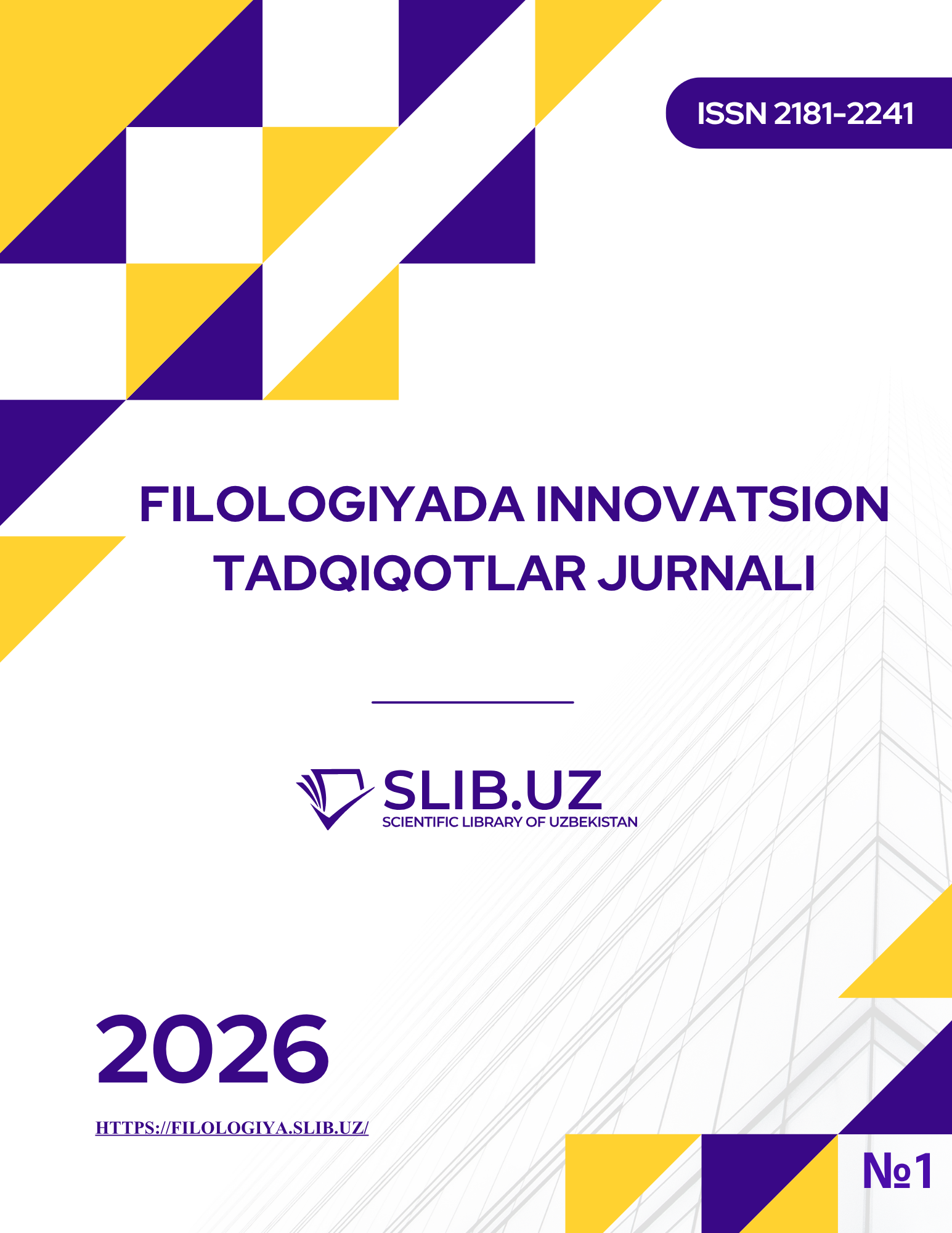 FILOLOGIYADA INNOVATSION TADQIQOTLAR JURNALI